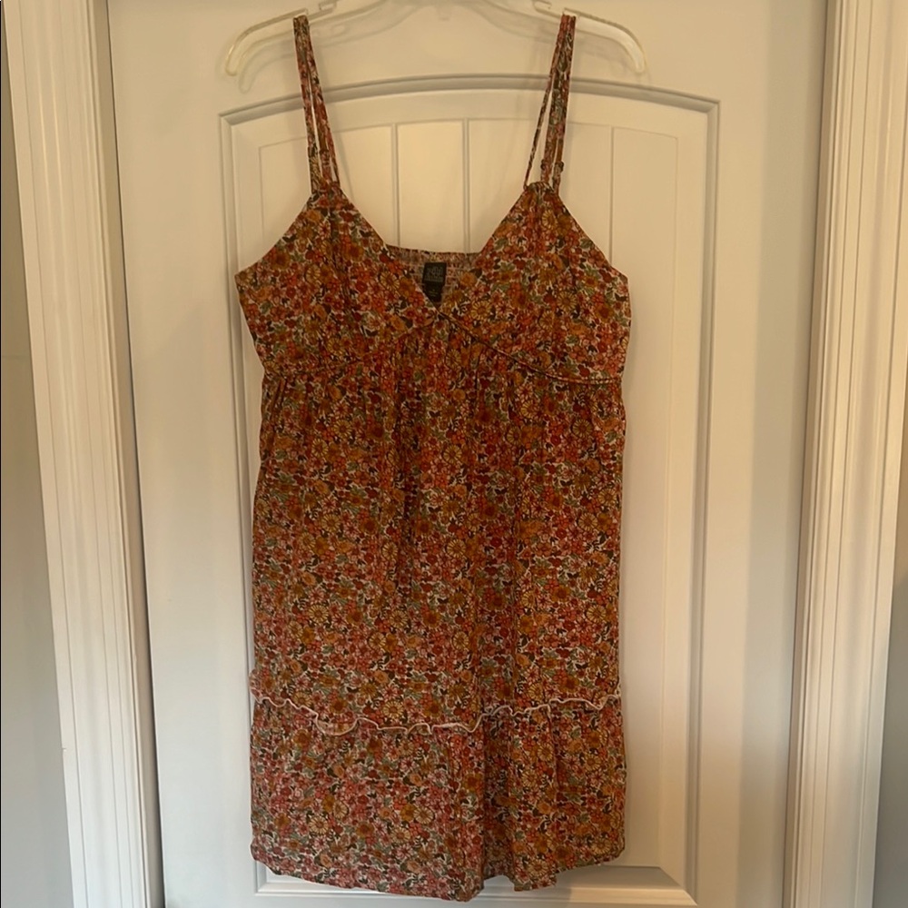 Wild Fable Floral Tank Top - Red and Orange